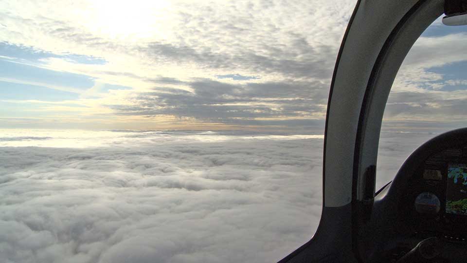 8. ATC has approved your request for VFR-on-top while on an IFR clearance. Therefore, you